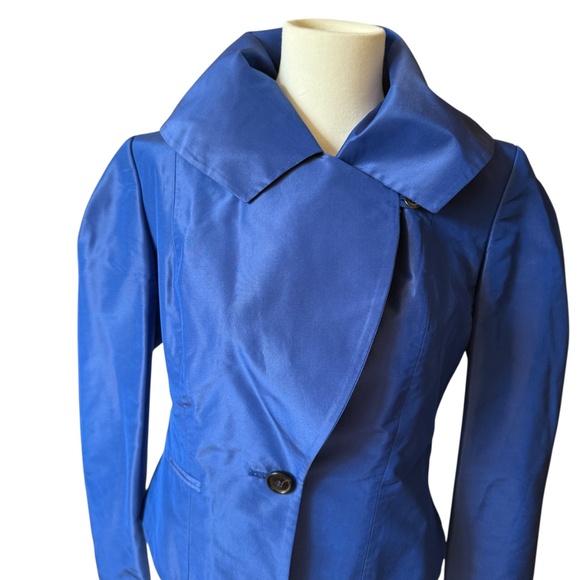 PAUW AMSTERDAM SILK BLAZER SKIRT SET LINED 1 US 6 ELEGANT WEDDING GUEST GLAMOUR - Picture 5 of 12